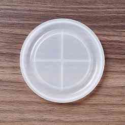 DIY Flat Round Cup Mat Silicone Molds&nbsp;DIY-E055-48