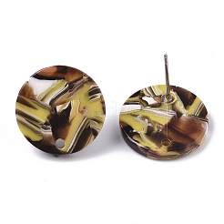 Cellulose Acetate(Resin) Stud Earring Findings&nbsp;KY-R022-020