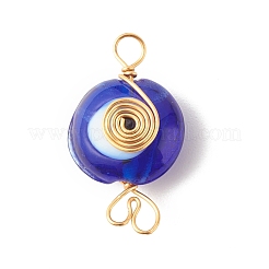 Handmade Lampwork Chandelier Component Links&nbsp;PALLOY-JF01331