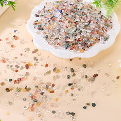 420G Natural Red and Green Rutilated Quartz Beads&nbsp;G-TA0003-23