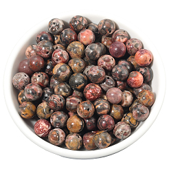 120Pcs Natural Leopard Skin Jasper Beads Strands&nbsp;G-PA0001-22B