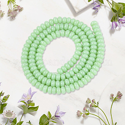 3Starnds Opaque Spray Painted Glass Beads&nbsp;GLAA-PA0001-35B