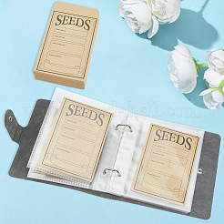 PU Leather Cover Loose Leaf Binder Photo Albums with Self-Adhesive Kraft Paper Seed Saving Envelopes&nbsp;AJEW-CY0001-84