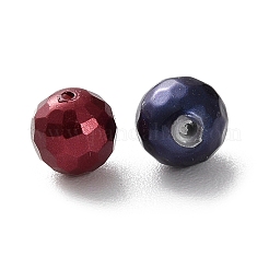 Faceted Round Shell Pearl Beads&nbsp;BSHE-XCP0001-78A