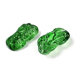 Spray Painted Imitation Jade Glass Beads&nbsp;GLAA-Z007-01D
