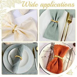 6Pcs Alloy Napkin Rings&nbsp;AJEW-CP0009-05G