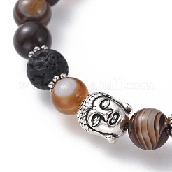 Braided Bead Bracelets&nbsp;BJEW-JB04746-03