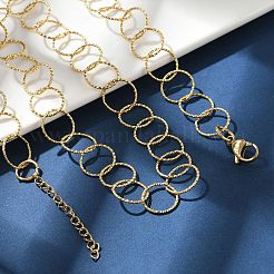 Ion Plating(IP) 304 Stainless Steel Necklaces&nbsp;STAS-D084-26G