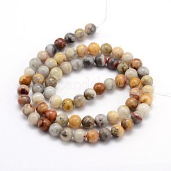 Natural Gemstone Round Bead Strands&nbsp;G-J303-10-6mm