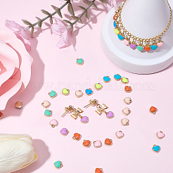 100Pcs Alloy Enamel Charms&nbsp;ENAM-SC0007-68