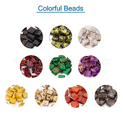 200Pcs 10 Colors Electroplate Glass Seed Beads&nbsp;SEED-CD0001-03B