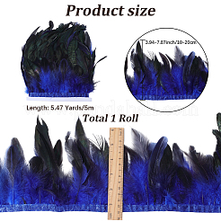 1 Bundle Fashion Feather Cloth Strand Costume Accessories&nbsp;DIY-GF0012-59B