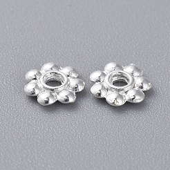 Tibetan Style Daisy Spacer Beads&nbsp;TIBEB-S039-048S-NR