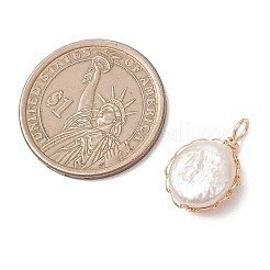 Natural Keshi Pearl Pendants&nbsp;PALLOY-JF04783