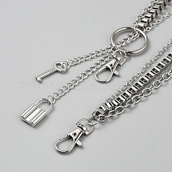 Alloy Triple Layer Trousers Chain&nbsp;HJEW-WH20071-006P