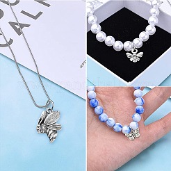 120Pcs 12 Styles Tibetan Style Alloy Charms&nbsp;TIBEP-CJ0001-99