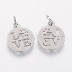 Non-Tarnish 304 Stainless Steel Pendants&nbsp;STAS-Q201-T450S