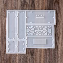 DIY Rectangle Display Decoration Insert Base Silicone Molds&nbsp;DIY-G058-E05