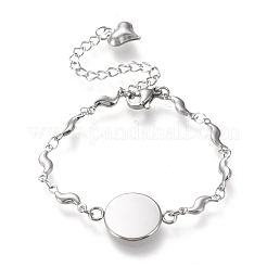 Tarnish Resistant 304 Stainless Steel Bracelet Making&nbsp;STAS-L248-005P-A