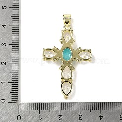 Natural Amazonite Pendants&nbsp;G-P585-04G-07
