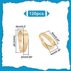 120Pcs Brass Snap on Bails&nbsp;FIND-PH0010-65