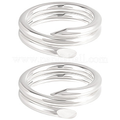 5Pcs 925 Sterling Silver Split Jump Rings&nbsp;STER-BBC0009-45A