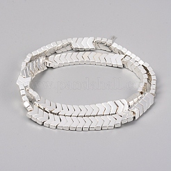 Electroplated Non-magnetic Synthetic Hematite Beads Strands&nbsp;G-F682-04A-S