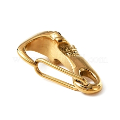 Halloween Theme 304 Stainless Steel Keychain Clasps&nbsp;STAS-WH0029-46G