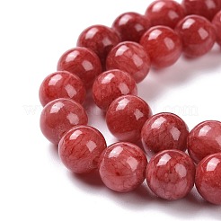 Dyed Natural Jade Beads Strands&nbsp;X-G-D434-8mm-08-1