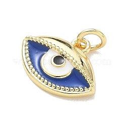 Brass Enamel Pendants&nbsp;KK-CBA3F25-04G-03