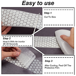 10M PES Reflective Iron On/Sew On Patches&nbsp;DIY-GA0007-33C