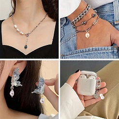 10Pcs 5 Colors Dyed Natural Cultured Freshwater Pearl Pendants&nbsp;PALLOY-YW00041