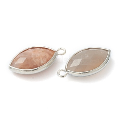 Natural Sunstone Pendants&nbsp;G-B009-01P-C