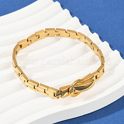 304 Stainless Steel Panther Chain Bracelets For Men&nbsp;BJEW-V013-02G