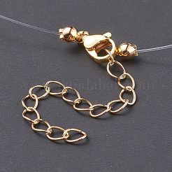 Natural Pearl Pendant Necklace with Nylon Wire for Women&nbsp;NJEW-JN03829