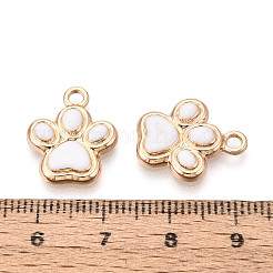 Rack Plating Alloy Enamel Pendants&nbsp;ENAM-T024-01M-G