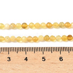 Natural Yellow Opal Beads Strands&nbsp;G-F509-07-3mm-02