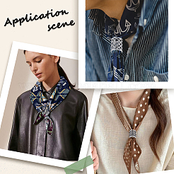 3Pcs 3 Styles Alloy Scarf Clips&nbsp;AJEW-CY0002-62