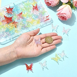 70Pcs 7 Colors Transparent Acrylic Beads&nbsp;OACR-YW0003-98