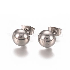 304 Stainless Steel Stud Earrings&nbsp;EJEW-L215-55B