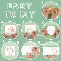Teachers' Day Greeting Card Kit for Children&nbsp;DIY-WH0349-424A