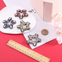 4Pcs 4 Colors Star Rhinestone Appliques&nbsp;FIND-GF0004-97