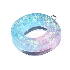 Transparent Epoxy Resin Pendants&nbsp;LS-CRES-S364-002O