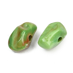 Opaque Acrylic European Beads&nbsp;OACR-G064-10B