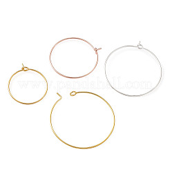 Brass Wine Glass Charm Rings&nbsp;KK-CD0001-05