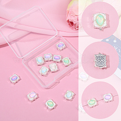 20Pcs Alloy Glass Beads&nbsp;GLAA-SC0003-44A