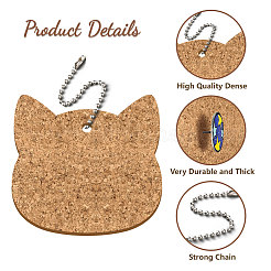 4Pcs Cork Pendant Decoration&nbsp;KEYC-PB0001-02E