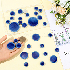 200G Round Porcelain Cabochons&nbsp;PORC-SP0001-16