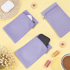 Canvas Cloth Zipper Bags&nbsp;ABAG-WH0077-09B-01