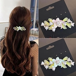 10Pcs UV Plating Iridescent Plastic Beads Caps&nbsp;FIND-YW0007-94A
